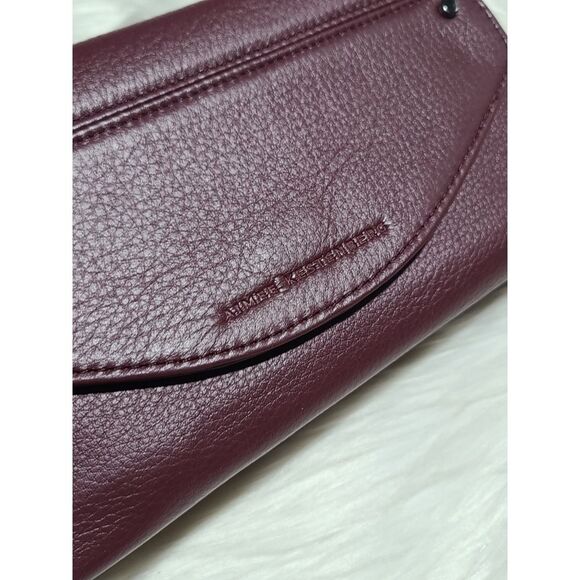 NWT|Aimee Kestenberg Delancey Oxblood Red Wallet Crossbody Bag - Picture 6 of 13